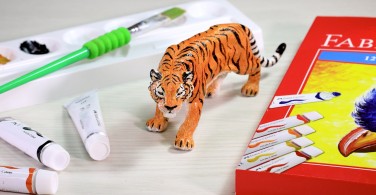 Tô tượng động vật bằng Màu vẽ Acrylic